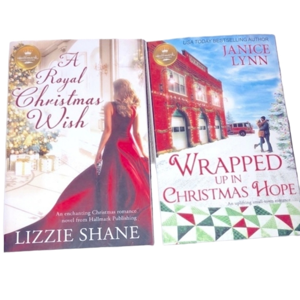 Set of two new Hallmark Christmas novels paperback